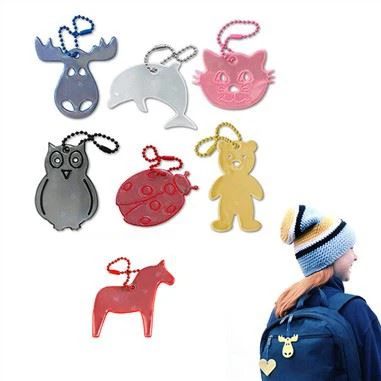 প্রতিফলিত পিভিসি নরম কীচেন