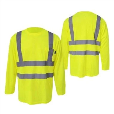 প্রতিফলিত নিরাপত্তা দীর্ঘ হাতা শার্ট